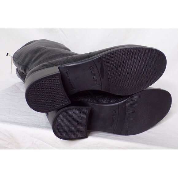 🆕 LA CANADIENNE Bingo Knee High Lined Waterproof Pebble Leather Boot 8 Black - Picture 8 of 8